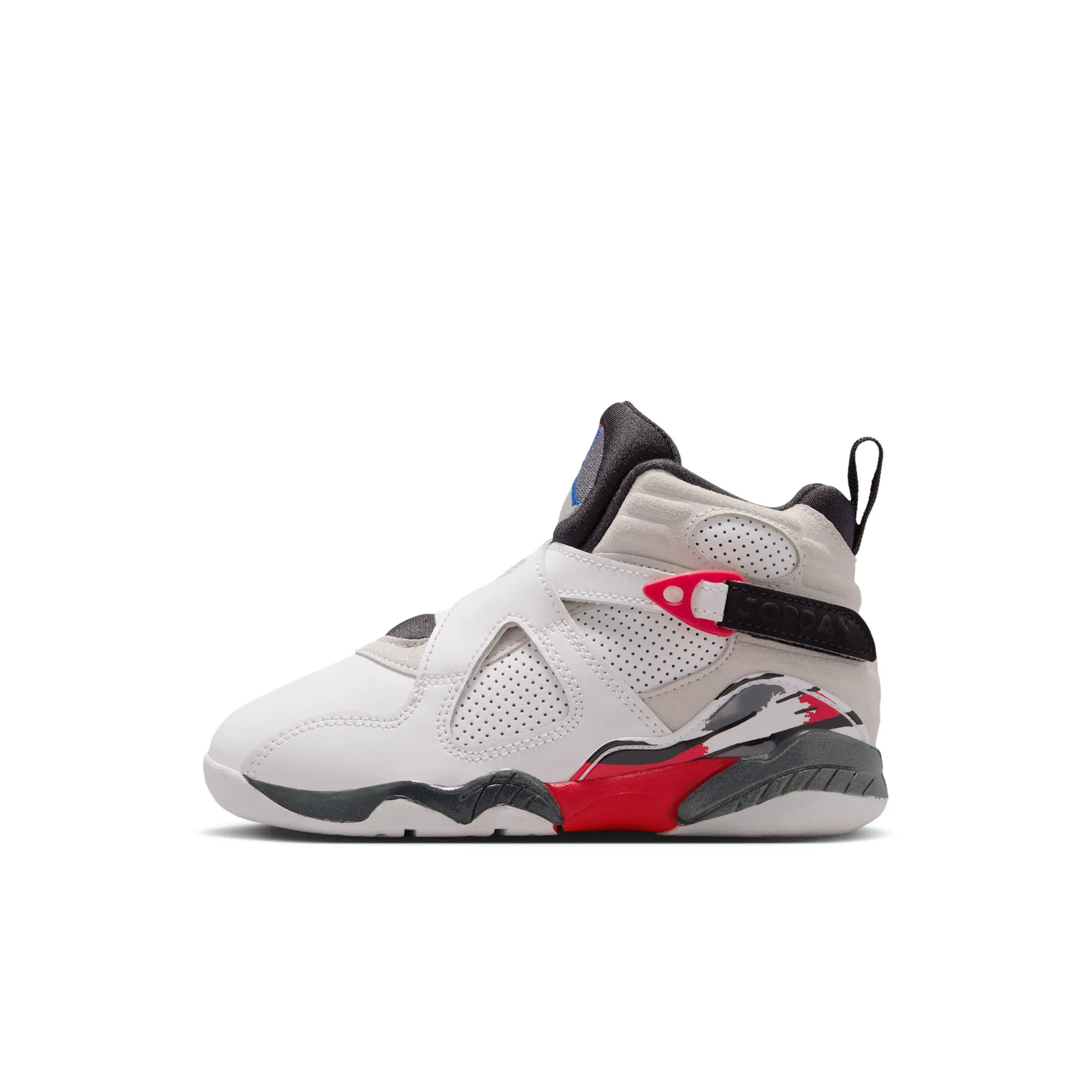 Jordan 8 Retro "White and True Red"