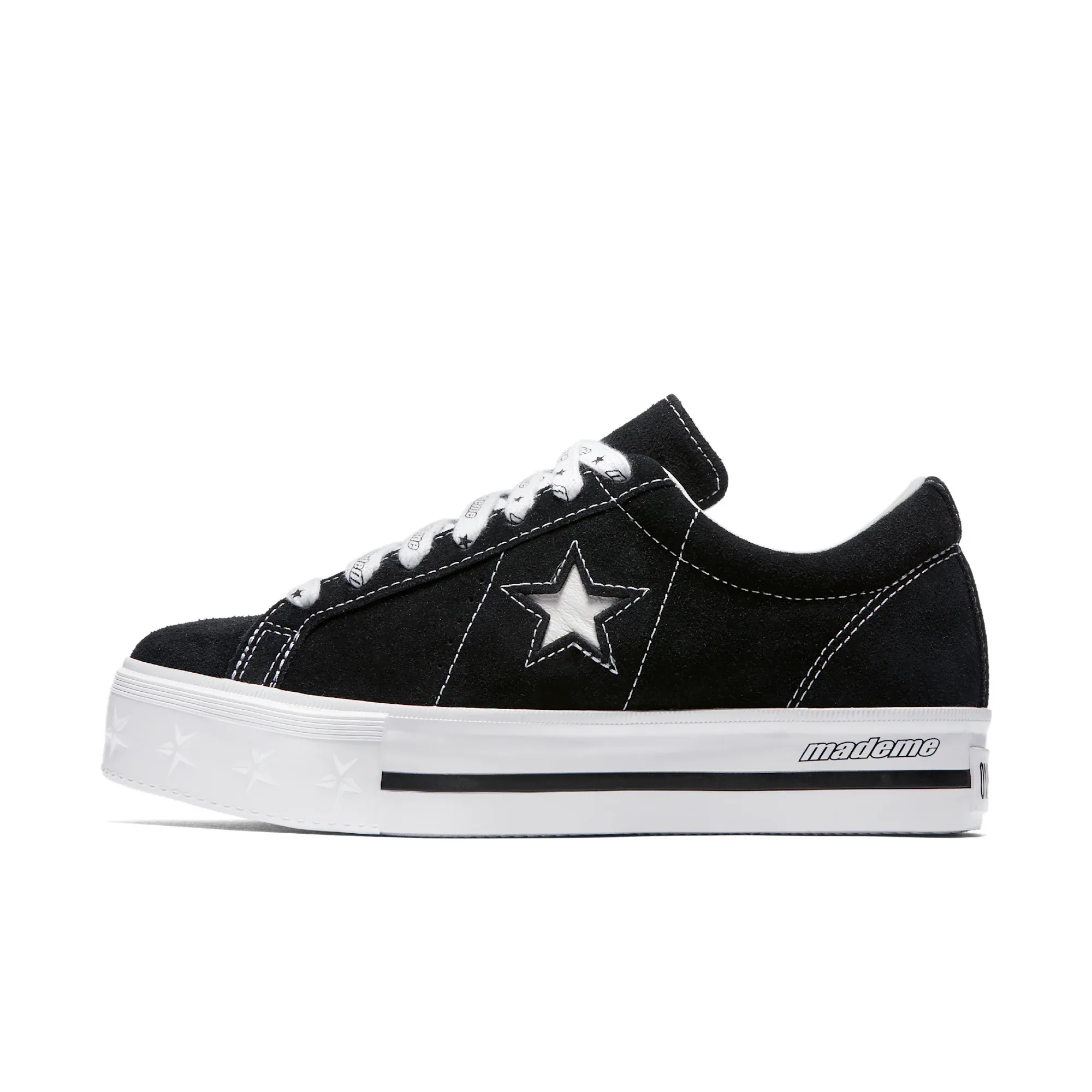 ONE STAR PLATFORM OX BLACK/WHI