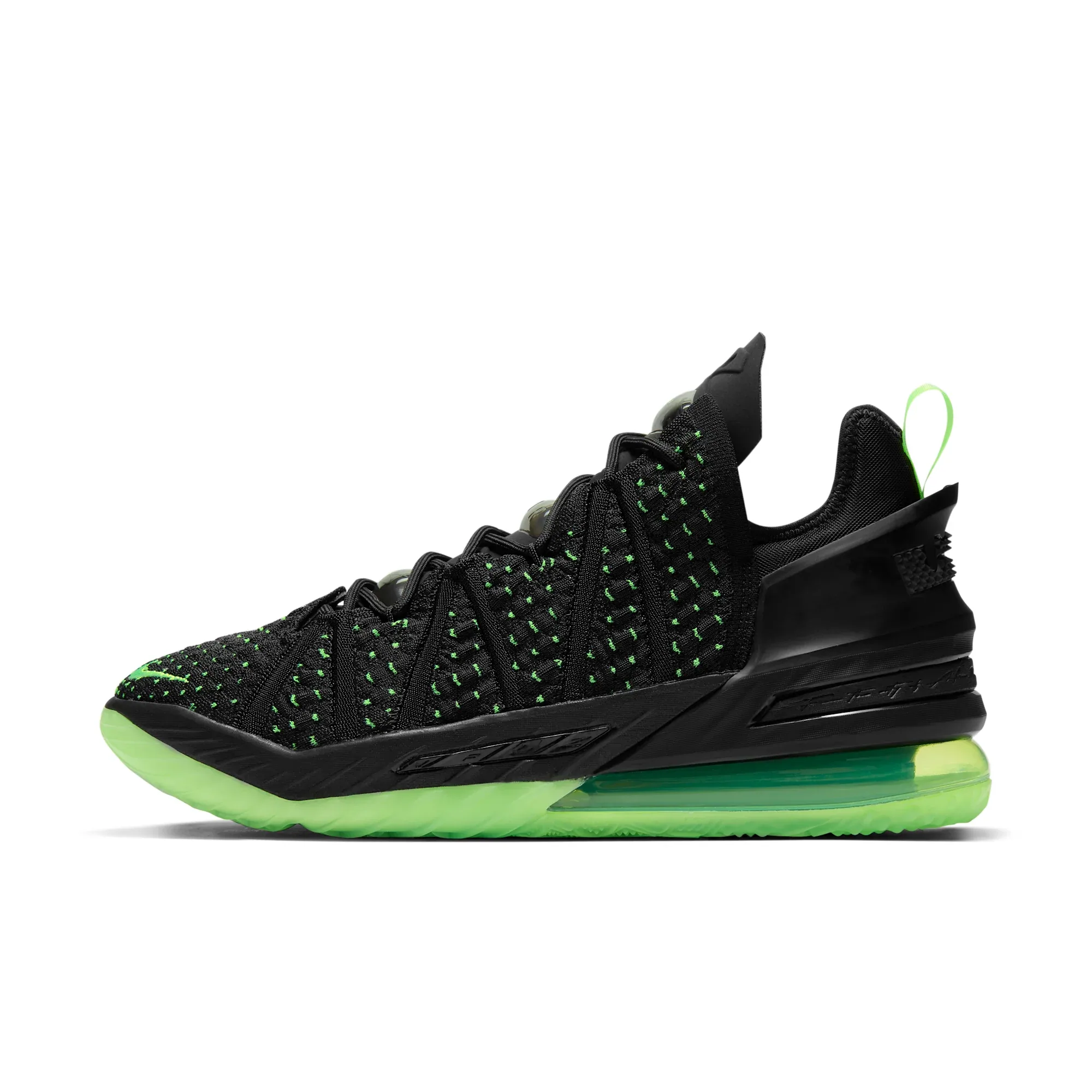 LeBron 18 "Black/Electric Green"